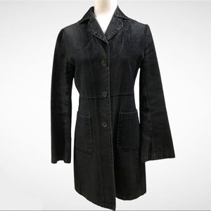 Express Black Trench Coat
